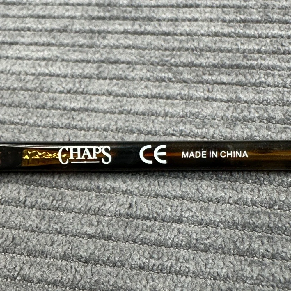 Chaps 3017 618 Black Tortoise Oval Y2KEyeglass‎ Frames 51-18-145 Vintage